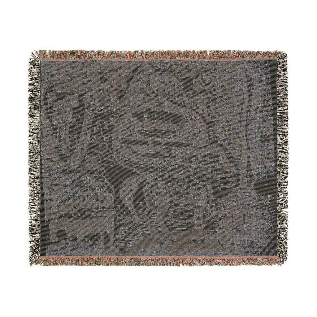 Paul Gauguin - Horse, with Other Animals and Ornaments | Woven Tapestry Blanket
