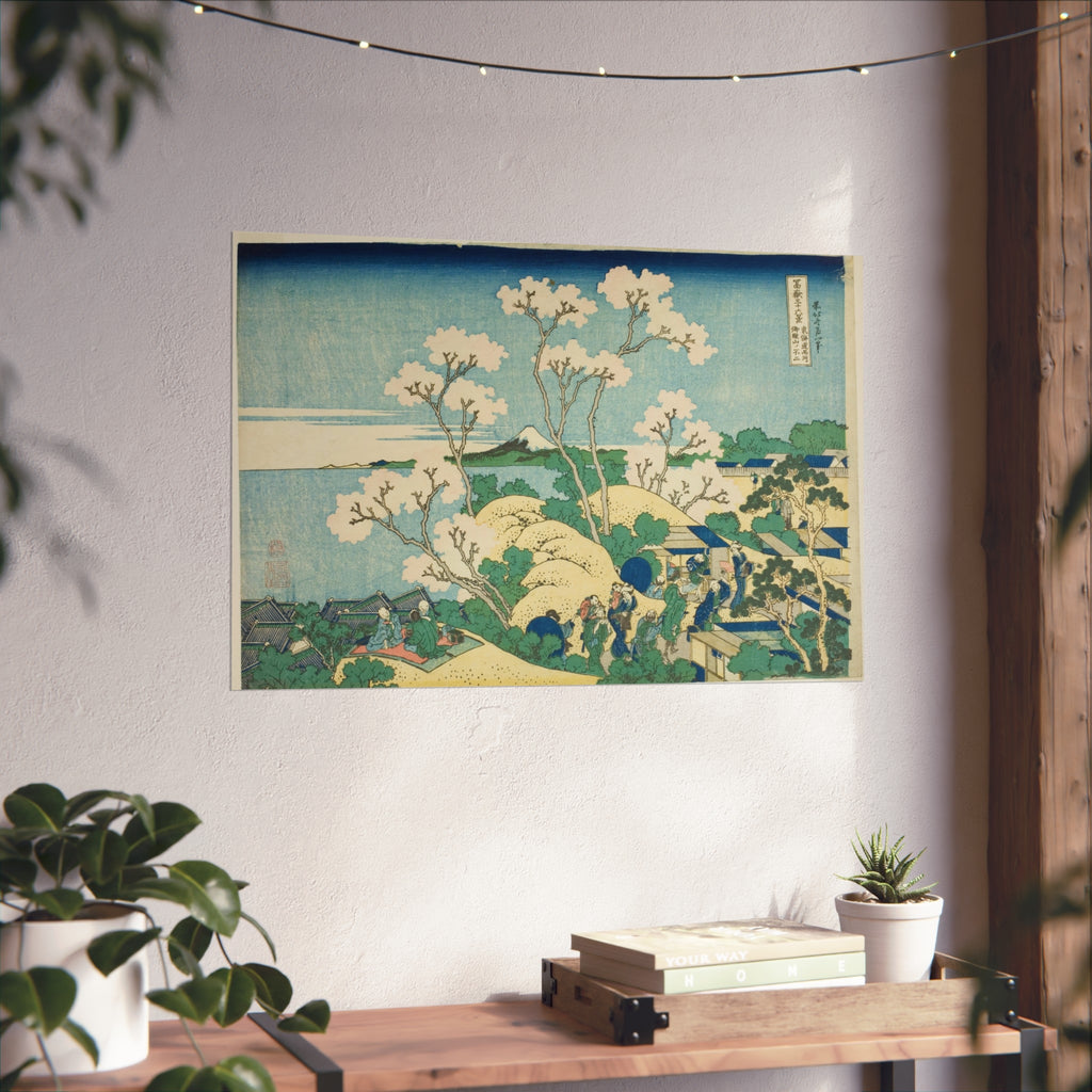 Katsushika Hokusai - Goten Hill at Shinagawa | Fine Art Poster