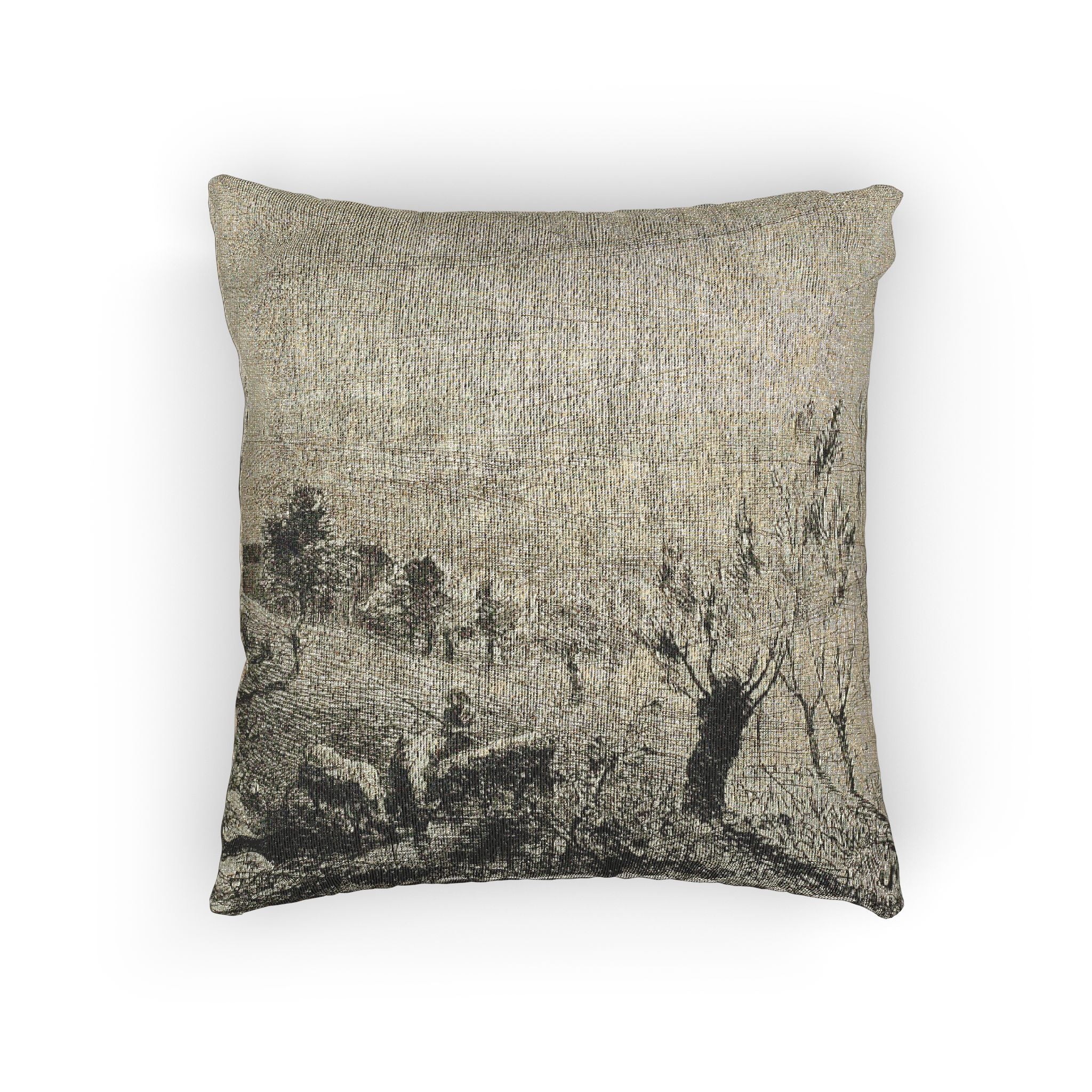 Charles François Daubigny - Sunrise | Woven Pillow
