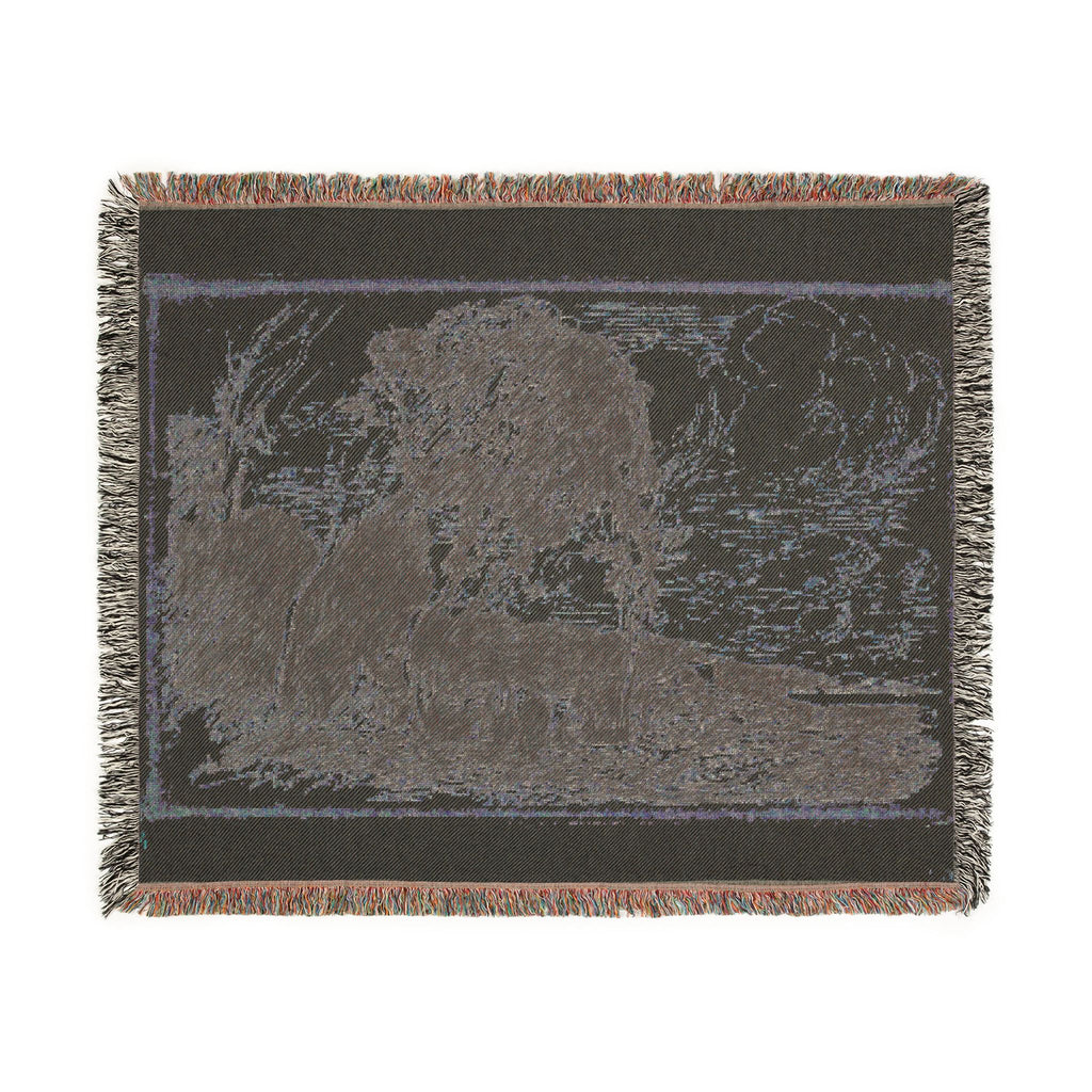 Jean Baptiste Camille Corot - Souvenir of the Fortifications of Douai | Woven Tapestry Blanket
