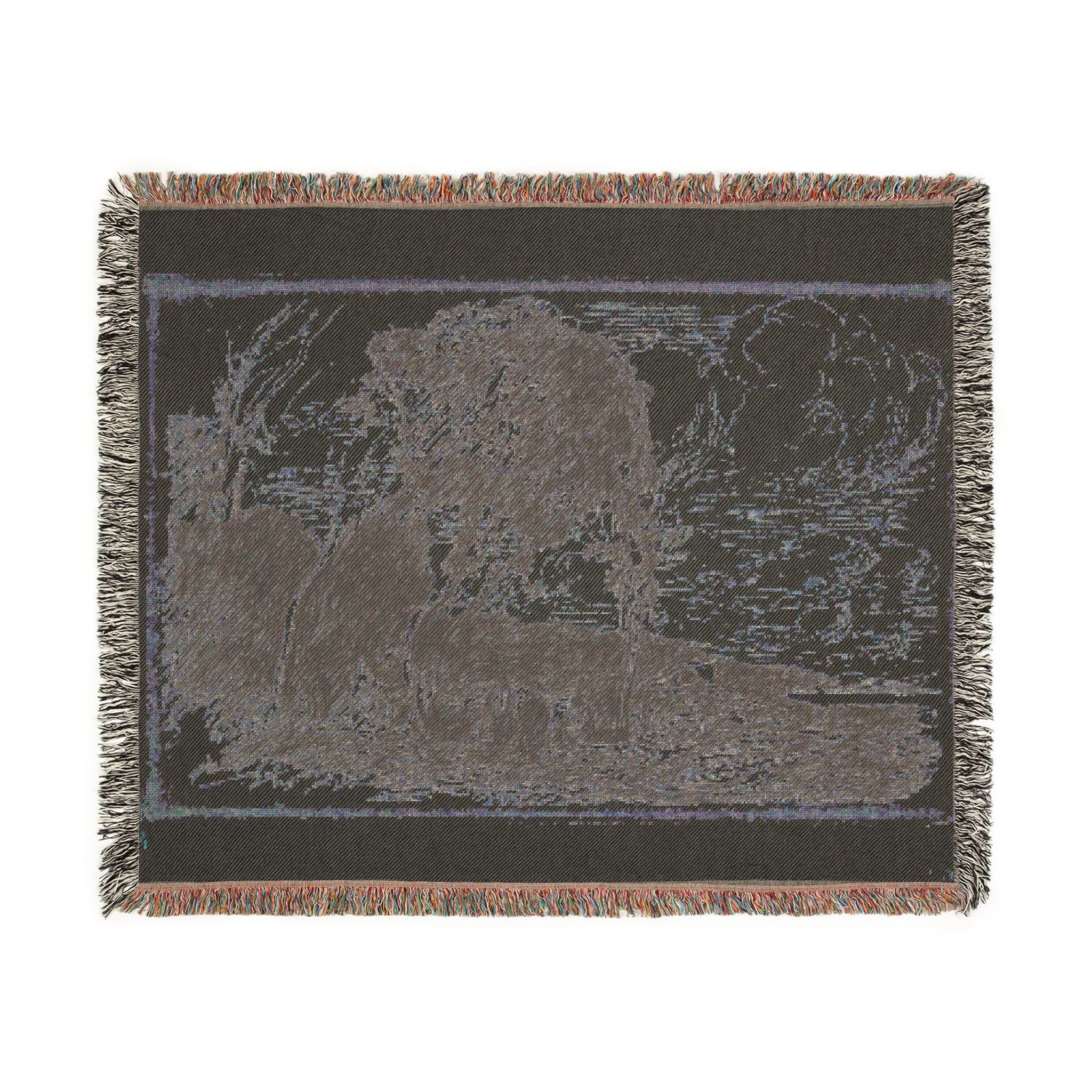 Jean Baptiste Camille Corot - Souvenir of the Fortifications of Douai | Woven Tapestry Blanket