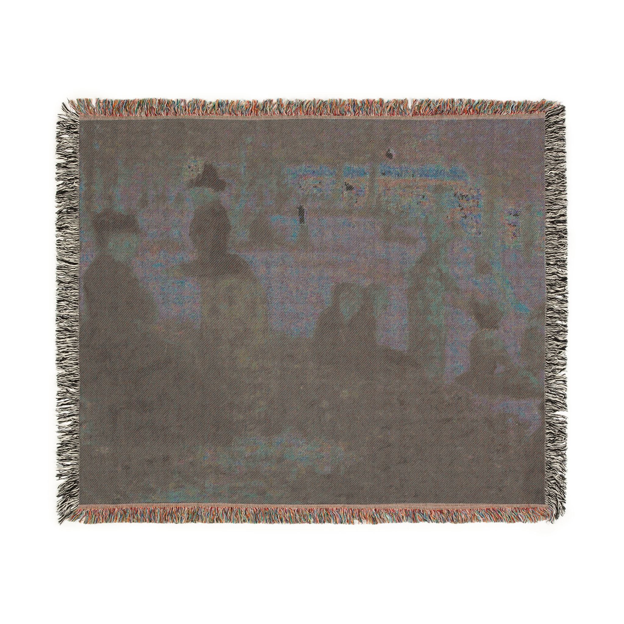 Georges Seurat - Oil Sketch for A Sunday on La Grande Jatte — 1884 | Woven Tapestry Blanket