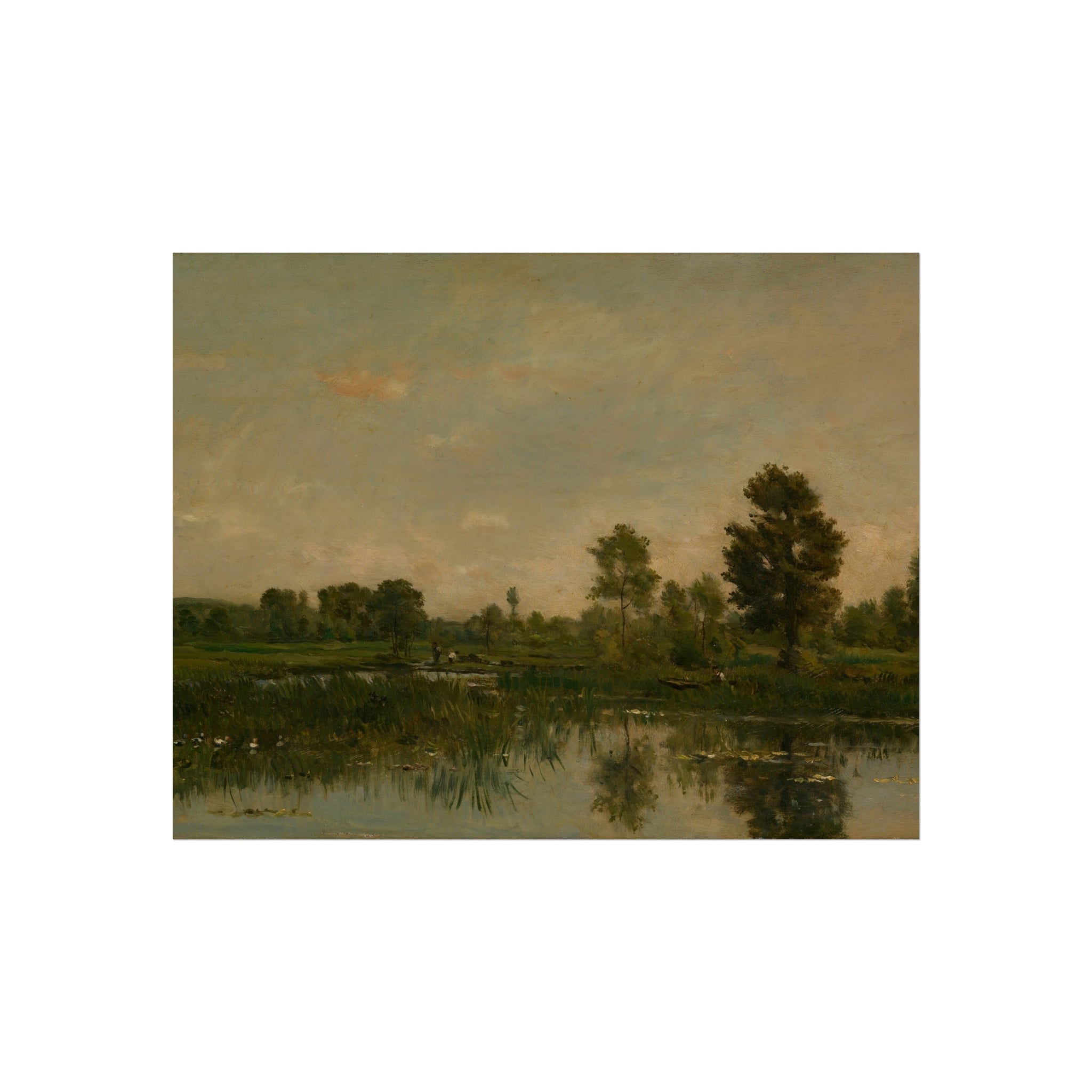 Charles François Daubigny - The Marsh | Fine Art Poster