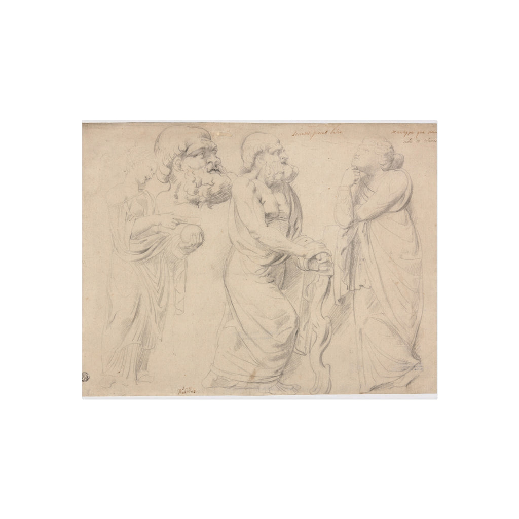 Peter Paul Rubens - Studies of a Roman Sarcophagus | Fine Art Poster