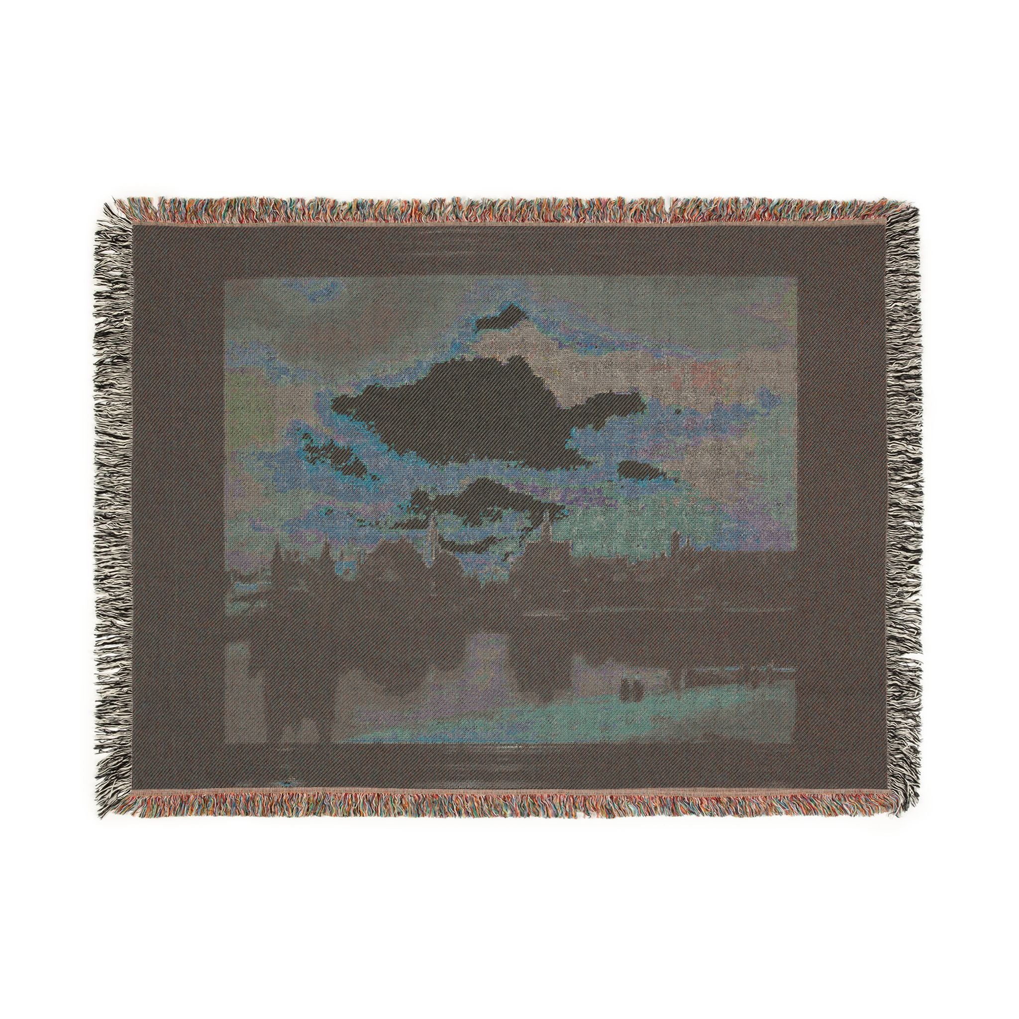 Johannes vermeer, veduta di delft, 1660-61 ca. 01 | Woven Tapestry Blanket
