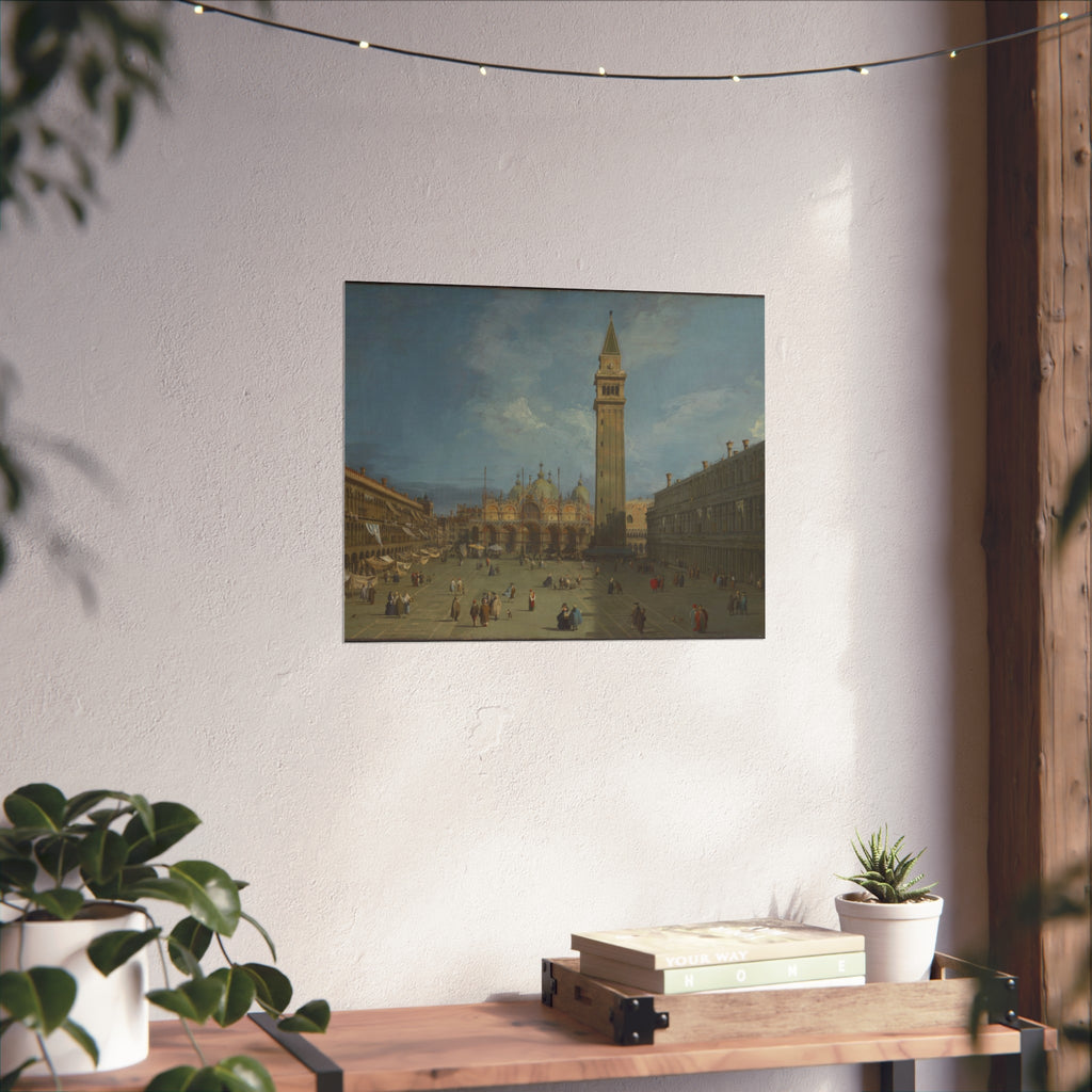 Giovanni Antonio Canal, il Canaletto - Piazza San Marco - WGA03883 | Fine Art Poster