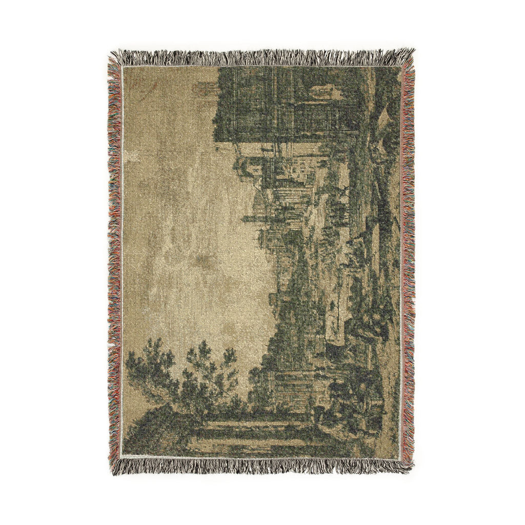 Claude Lorrain - The Roman Forum | Woven Tapestry Blanket