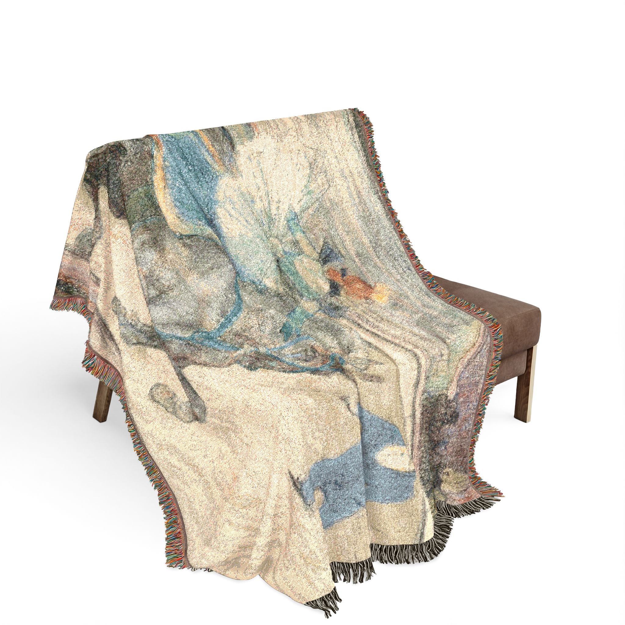 At the Circus: Work in the Ring Henri de Toulouse-Lautrec Tapestry Blanket
