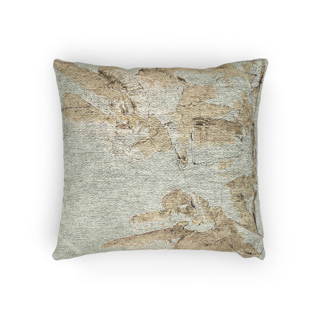 Giovanni Battista Tiepolo - Punchinellos Cooking and Tasting Gnocchi (Punchinellos' Repast) | Woven Pillow