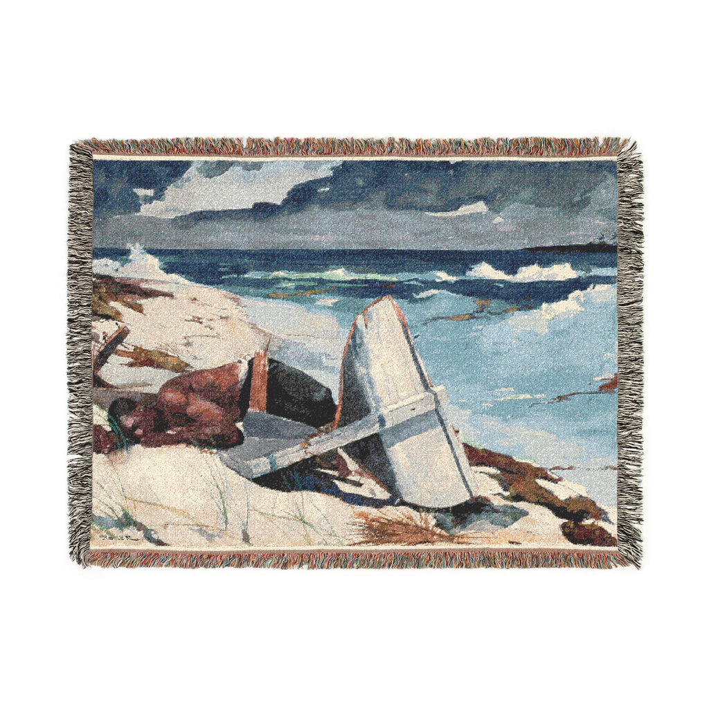 Winslow Homer - After the Hurricane, Bahamas | Woven Tapestry Blanket
