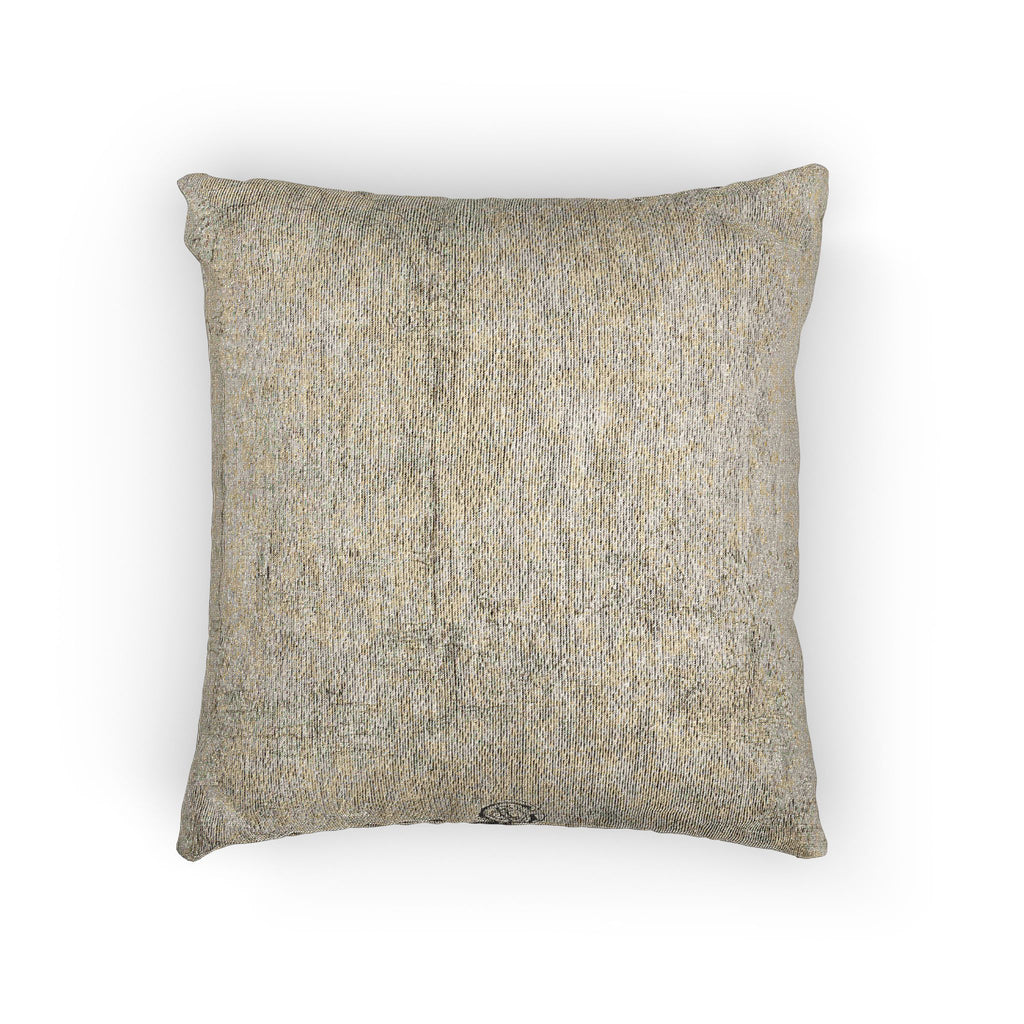 Style of Francesco Guardi - Ruins in a Park, Two Figures | Woven Pillow
