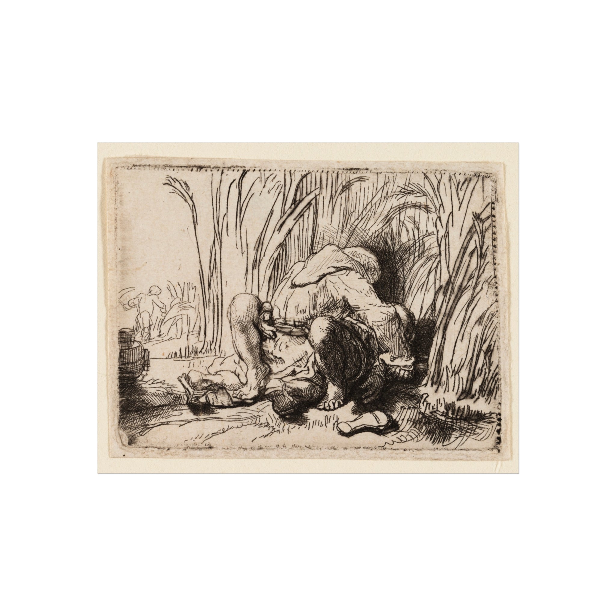 Rembrandt van Rijn - The Monk in the Cornfield | Fine Art Poster