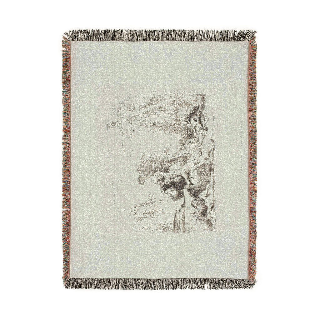 Giovanni Battista Tiepolo - A Woman with her Arms in Chains and Four Other Figures, from Capricci | Woven Tapestry Blanket