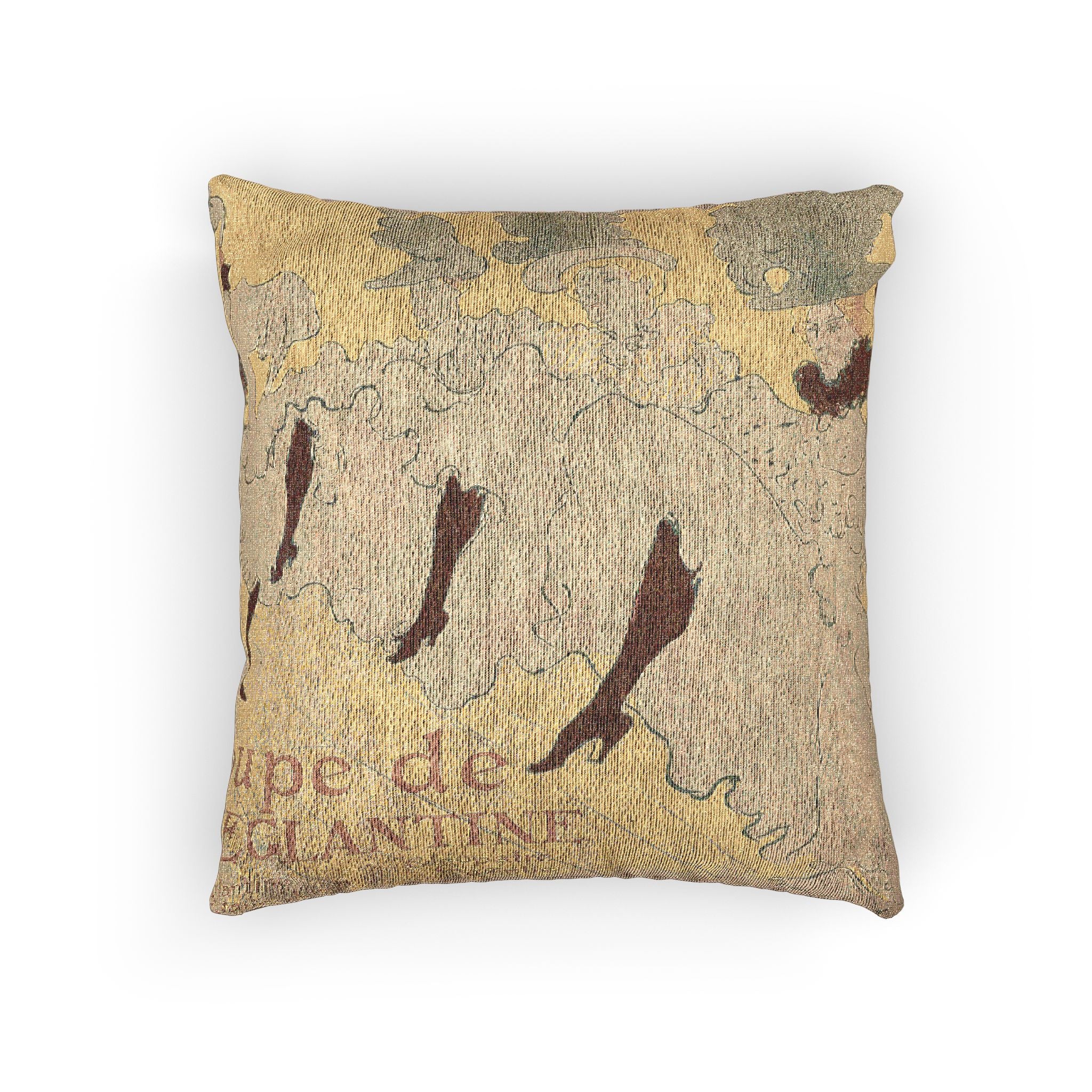 Henri de Toulouse-Lautrec - Mademoiselle Eglantine's Troupe | Woven Pillow
