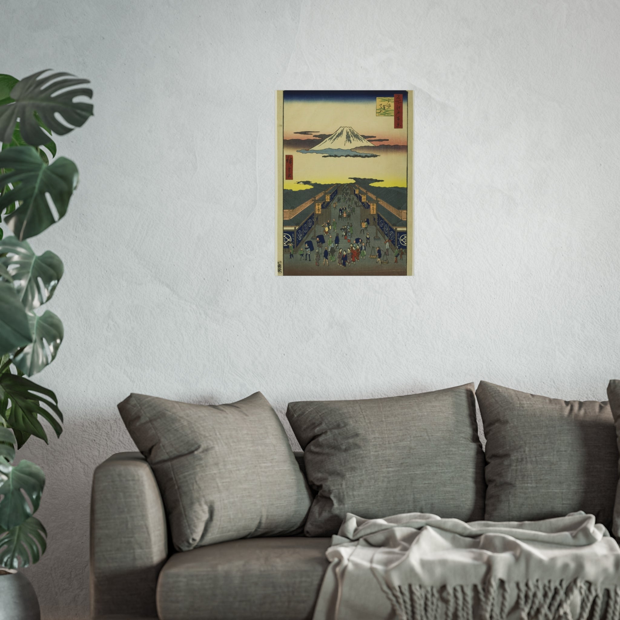 Utagawa Hiroshige - Surugacho | Fine Art Poster
