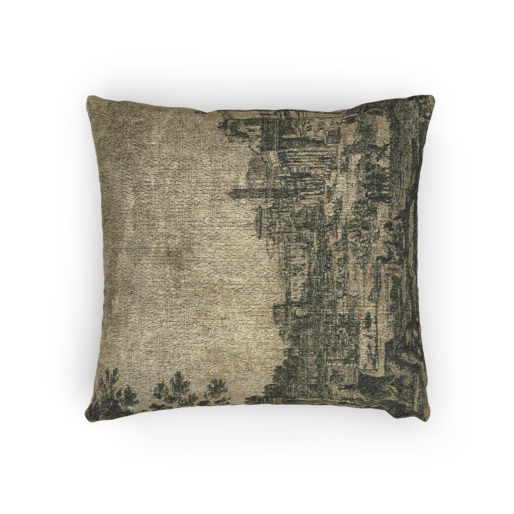Claude Lorrain - The Roman Forum | Woven Pillow