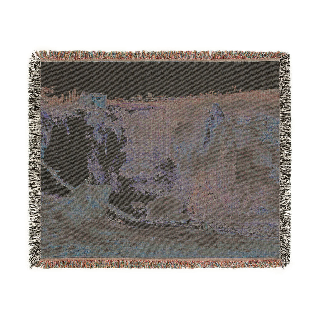 Louis Gabriel Moreau - Waterfall | Woven Tapestry Blanket
