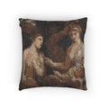 Imitator of Titian - Allegory of Venus and Cupid | Woven Pillow