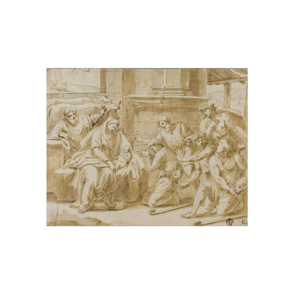 Nicolas Poussin - Adoration of the Shepherds | Fine Art Poster