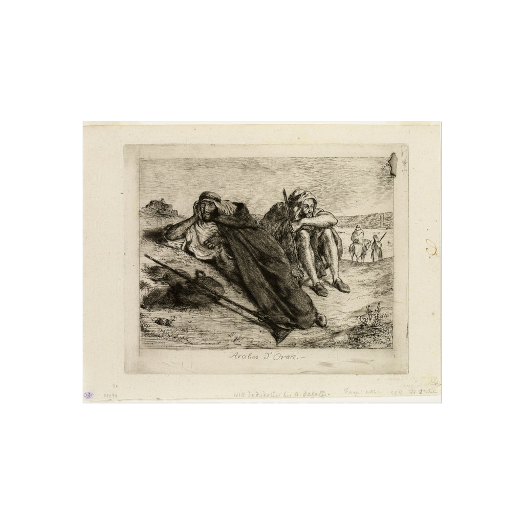 Eugène Delacroix - Arabs of Oran | Fine Art Poster