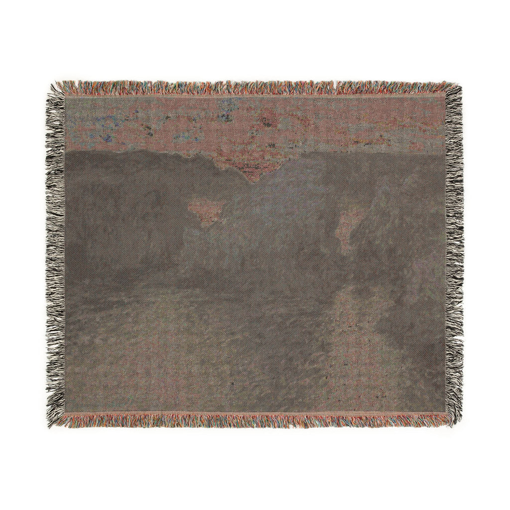 Claude Monet - Rocks at Port-Goulphar, Belle-Île | Woven Tapestry Blanket