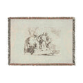 Giovanni Battista Tiepolo - The Astrologer and the Young Soldier, from Capricci | Woven Tapestry Blanket