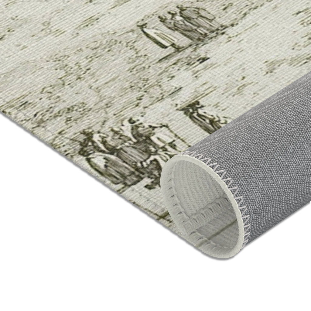 Canaletto - S. Giustina in prà della Vale, from Vedute | Area Rug