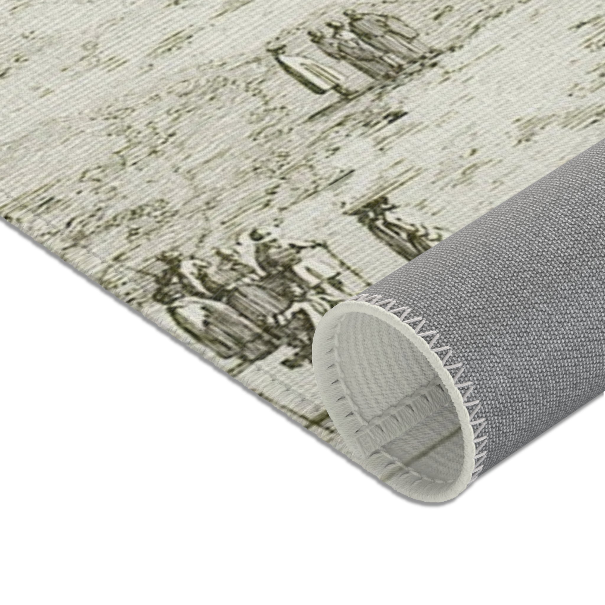 Canaletto - S. Giustina in prà della Vale, from Vedute | Area Rug