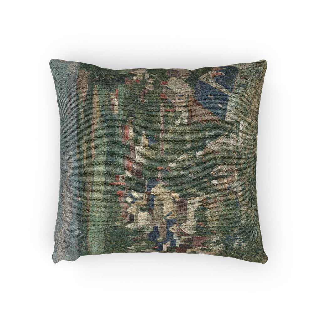 Paul Cezanne - Auvers, Panoramic View | Woven Pillow