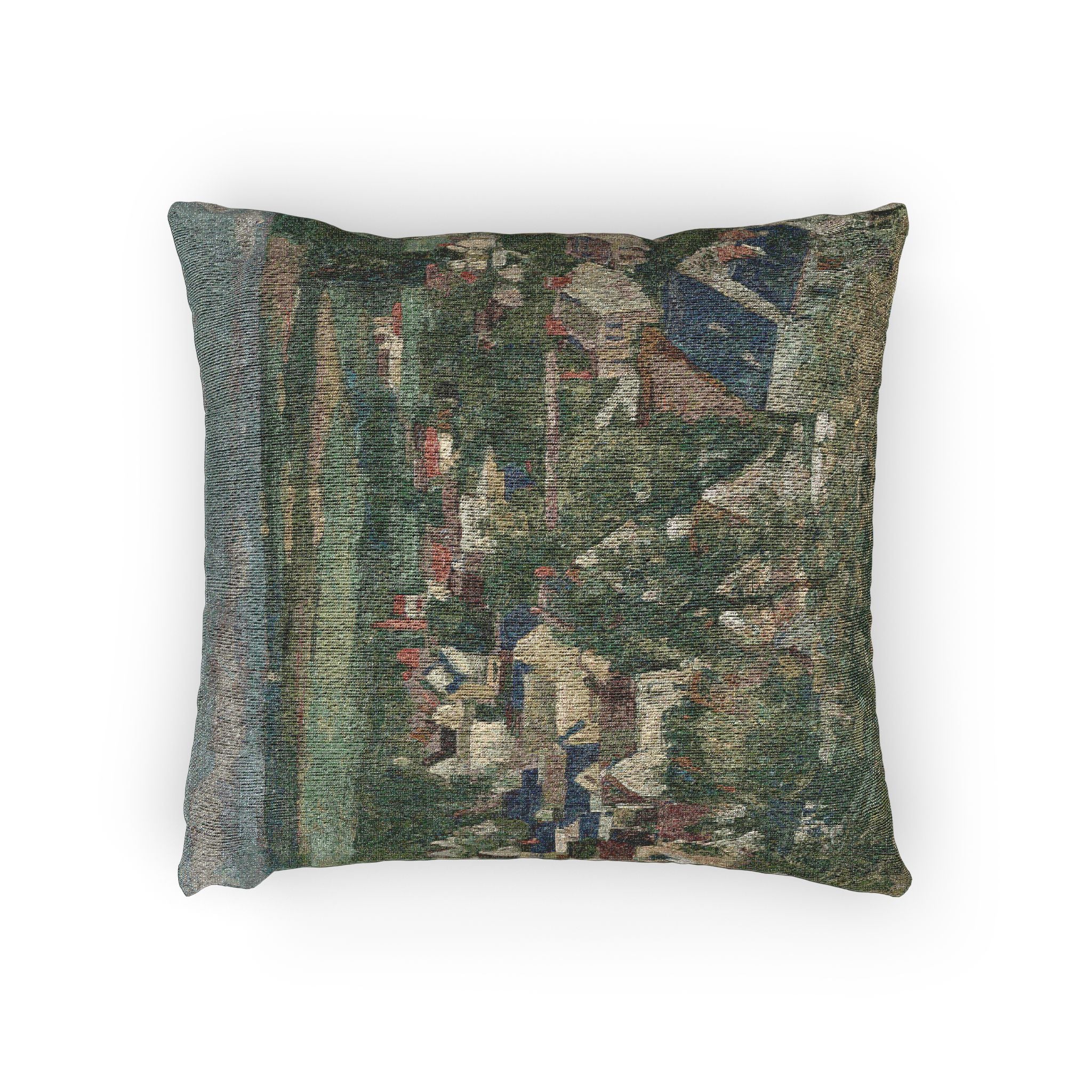 Paul Cezanne - Auvers, Panoramic View | Woven Pillow