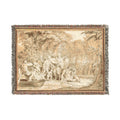 Jean Michel Moreau - The Arrival of Jean-Jacques Rousseau to the Champs-Élysées | Woven Tapestry Blanket