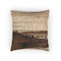 Claude Lorrain - Panorama from the Sasso | Woven Pillow