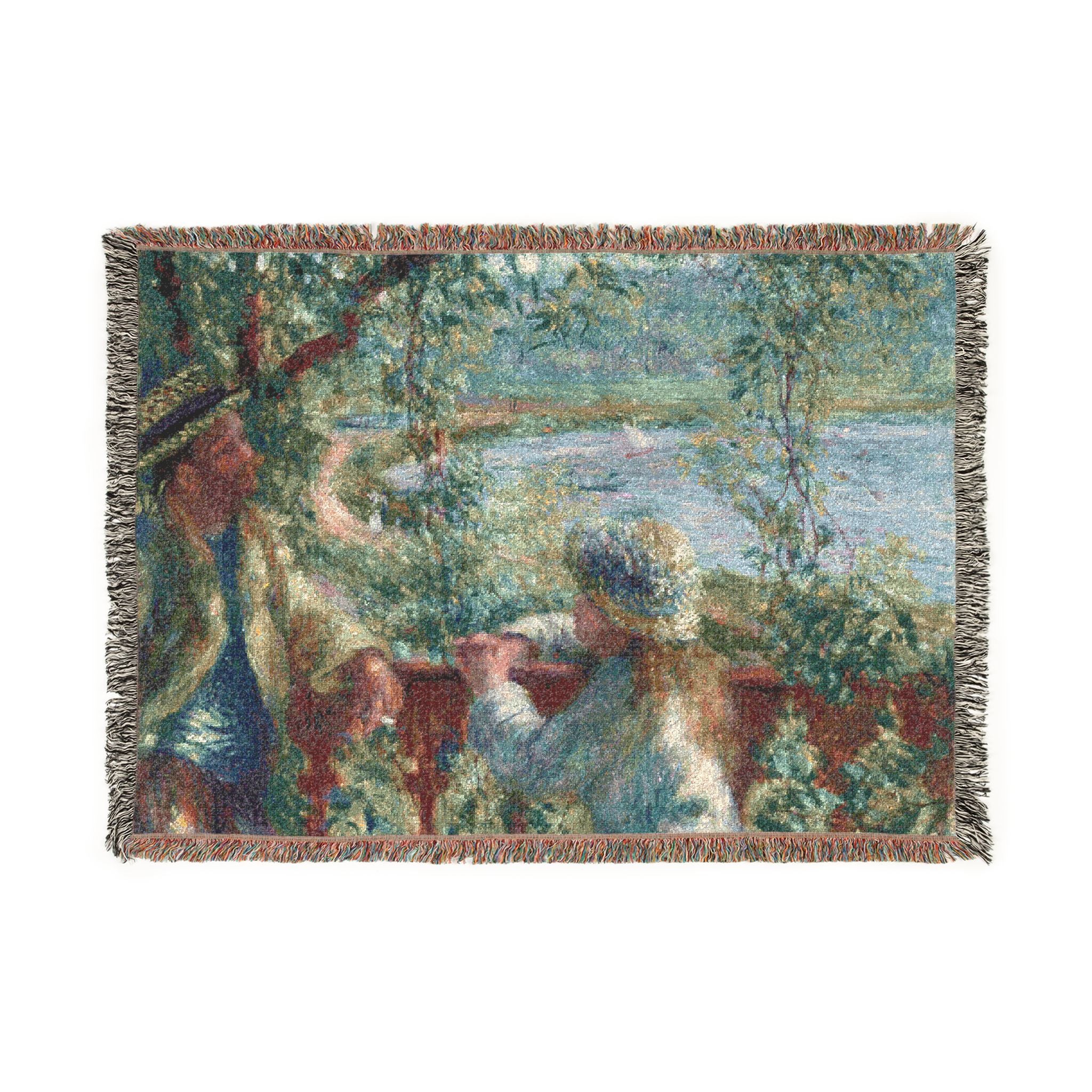 Pierre-Auguste Renoir - Near the Lake | Woven Tapestry Blanket