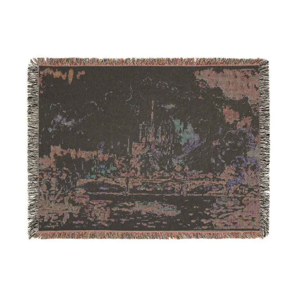 Paul Signac - Notre Dame | Woven Tapestry Blanket