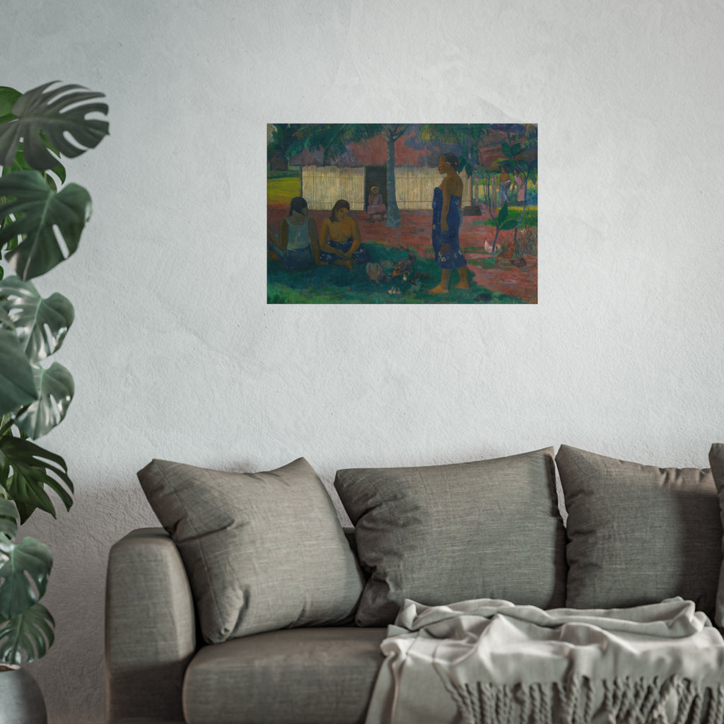 Paul Gauguin - No te aha oe riri (Why Are You Angry ) | Fine Art Poster