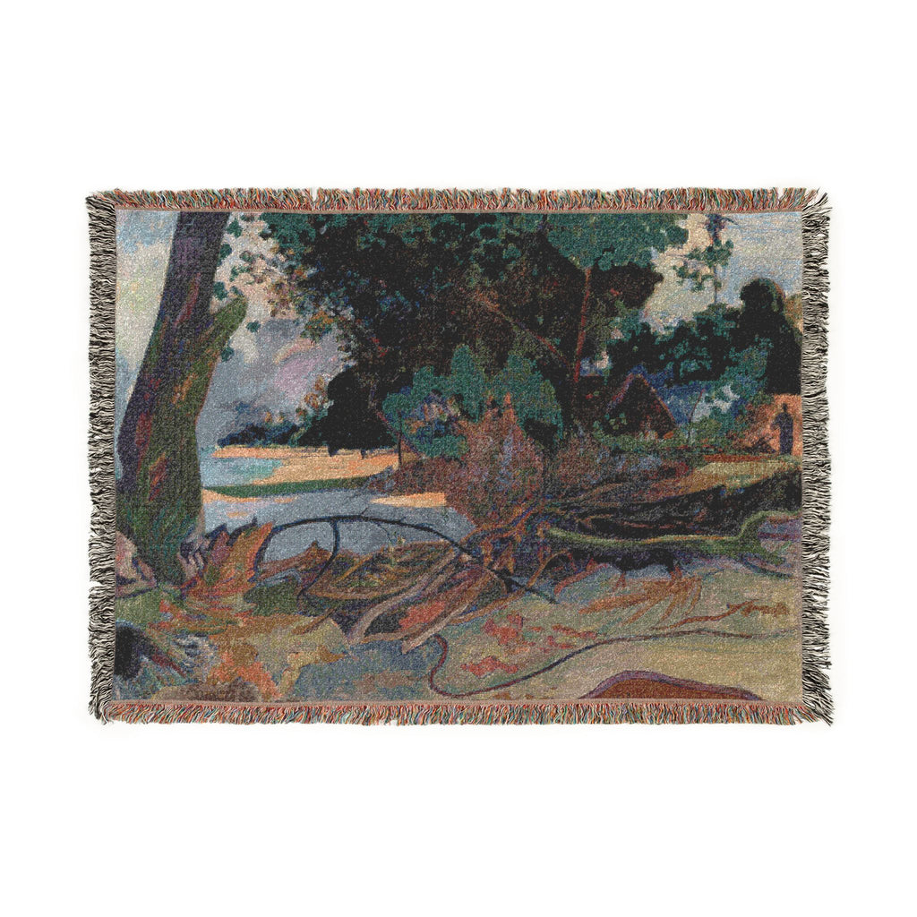 Paul Gauguin - Te burao (The Hibiscus Tree) | Woven Tapestry Blanket