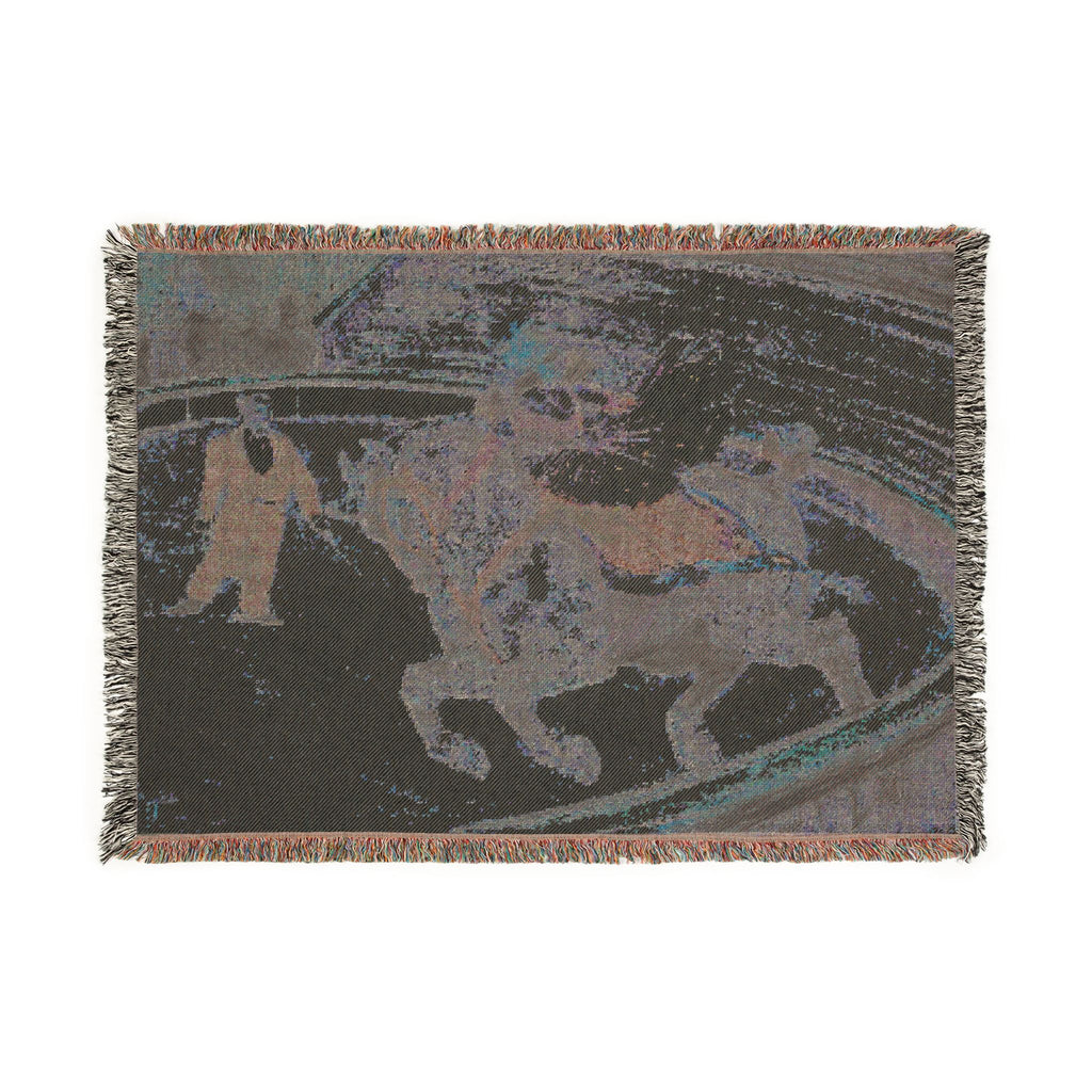 Henri de Toulouse-Lautrec - At the Circus Work in the Ring | Woven Tapestry Blanket