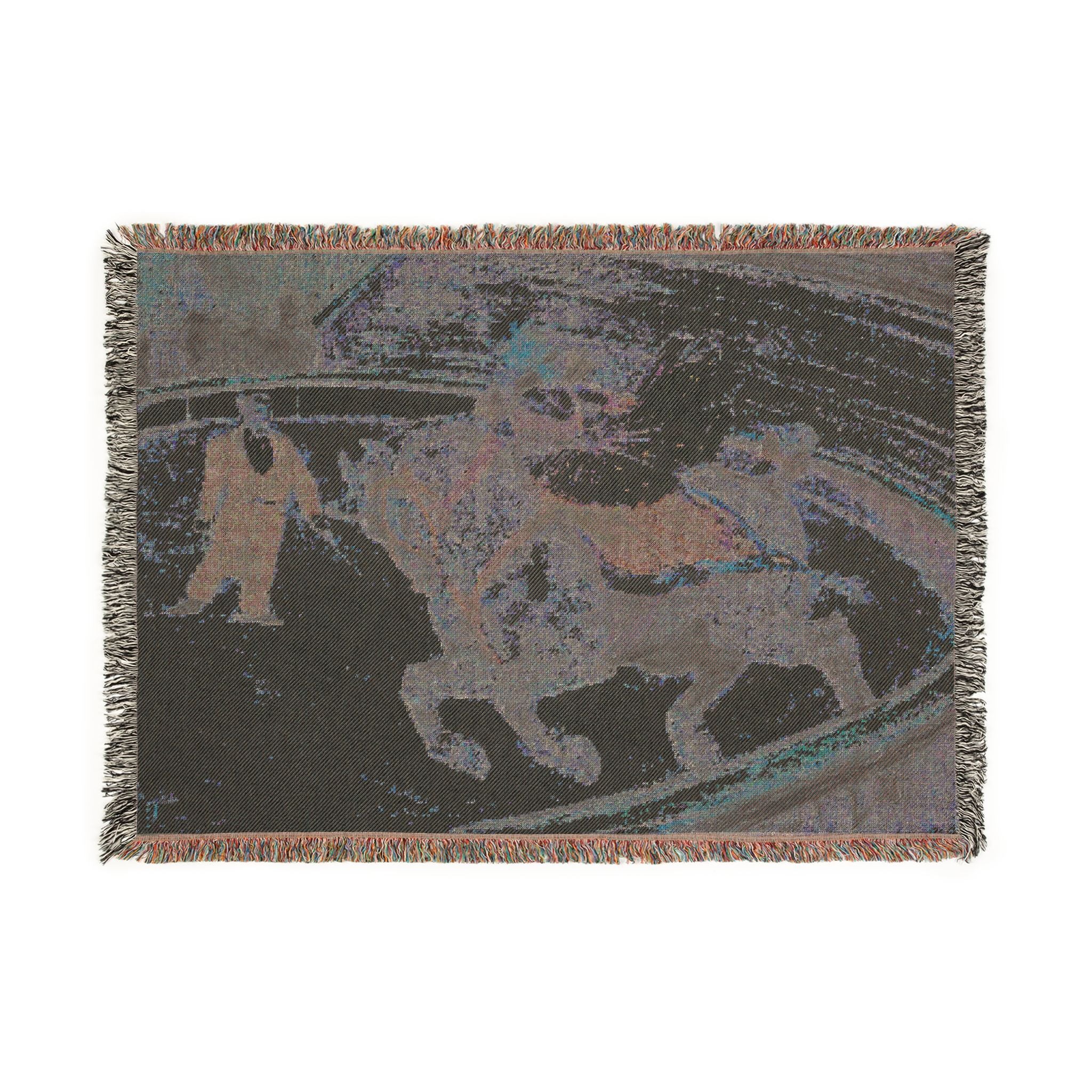 Henri de Toulouse-Lautrec - At the Circus Work in the Ring | Woven Tapestry Blanket