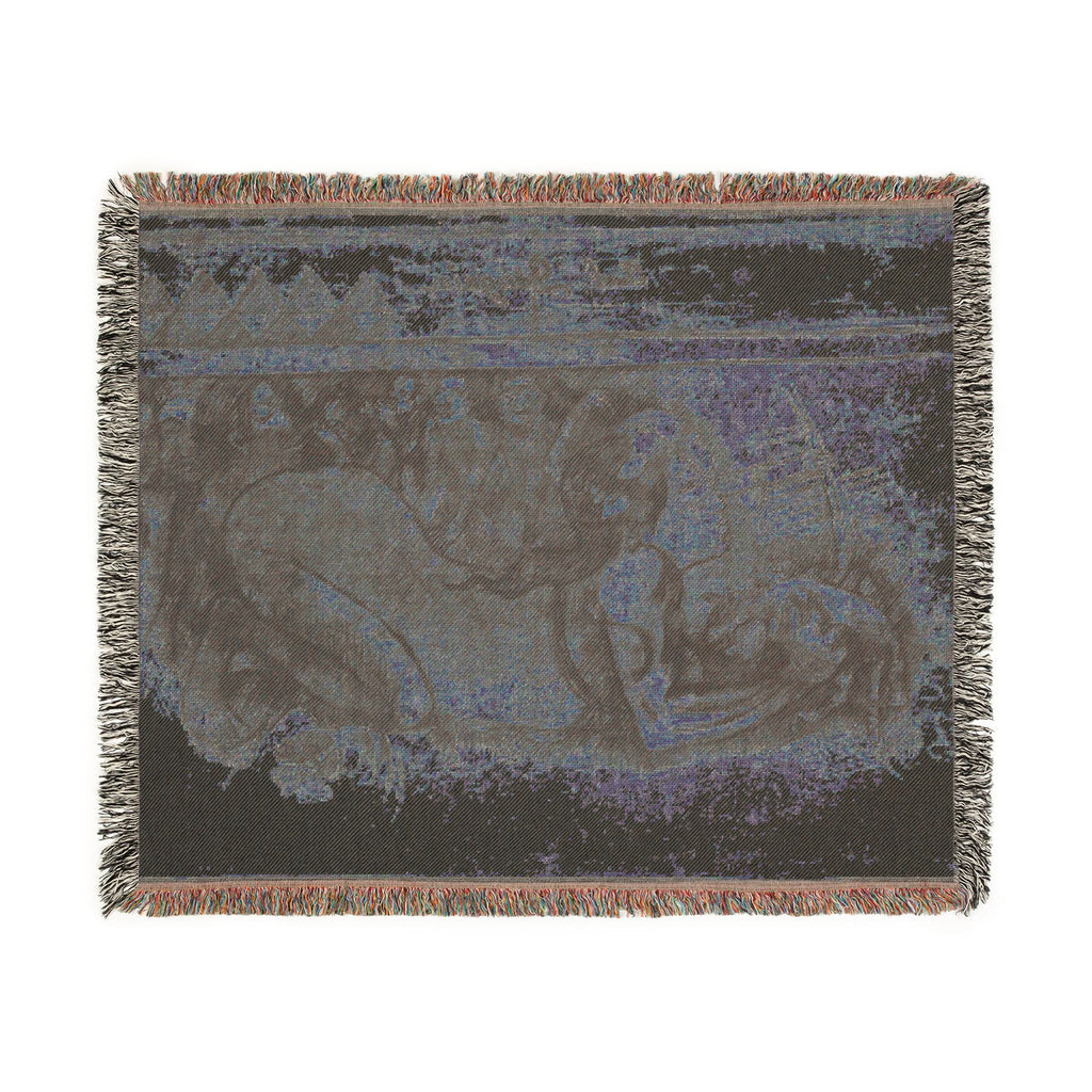 Paul Gauguin - Woman with a Cat | Woven Tapestry Blanket