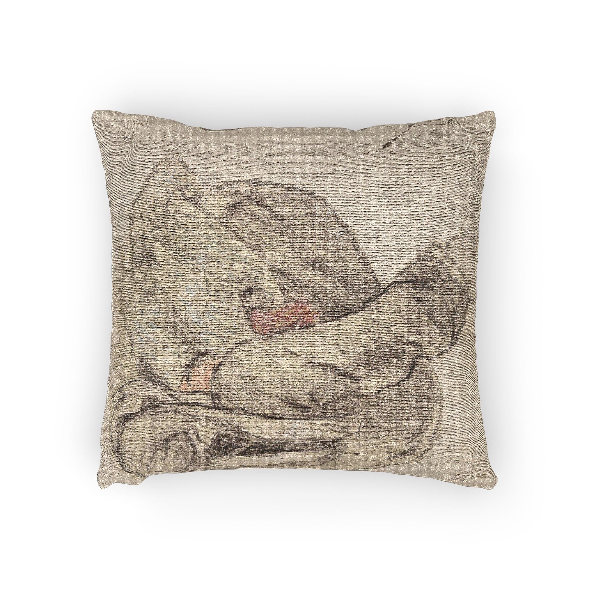 Paul Gauguin - Seated Breton Woman | Woven Pillow
