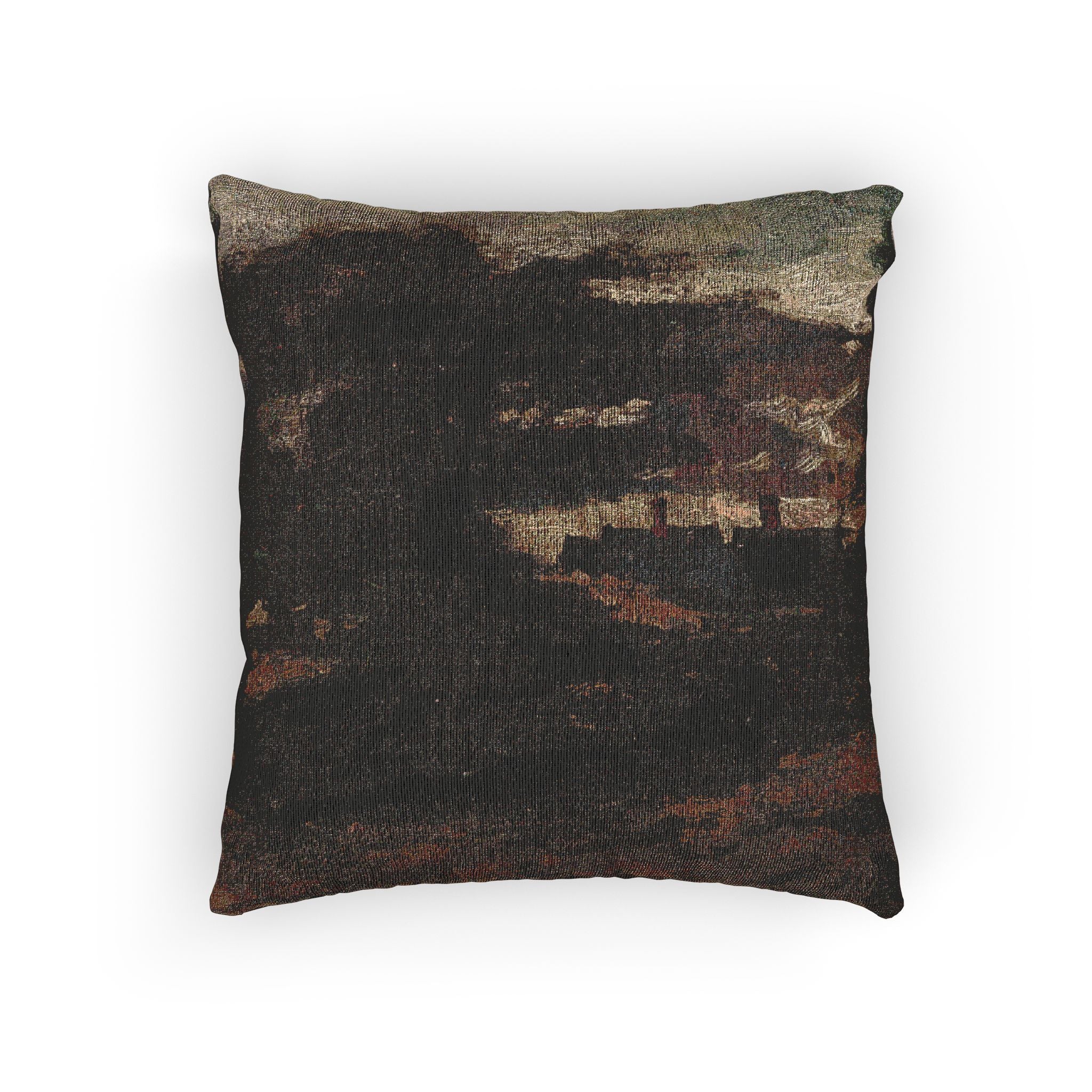 John Constable - Landscape with Cottages | Woven Pillow