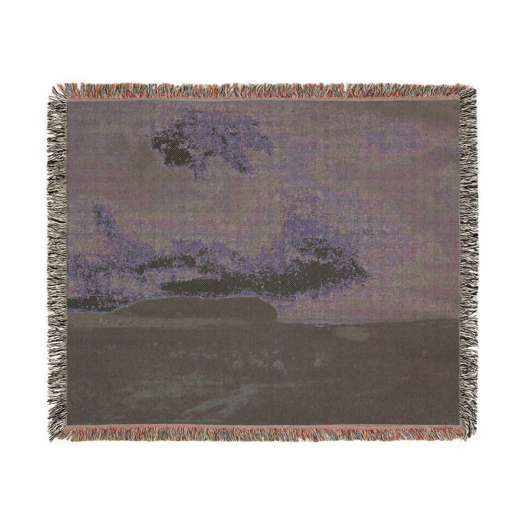 George Inness - The Storm | Woven Tapestry Blanket