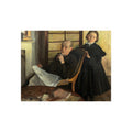 Hilaire Germain Edgar Degas - Henri Degas and His Niece Lucie Degas (The Artist's Uncle and Cousin) | Fine Art Poster