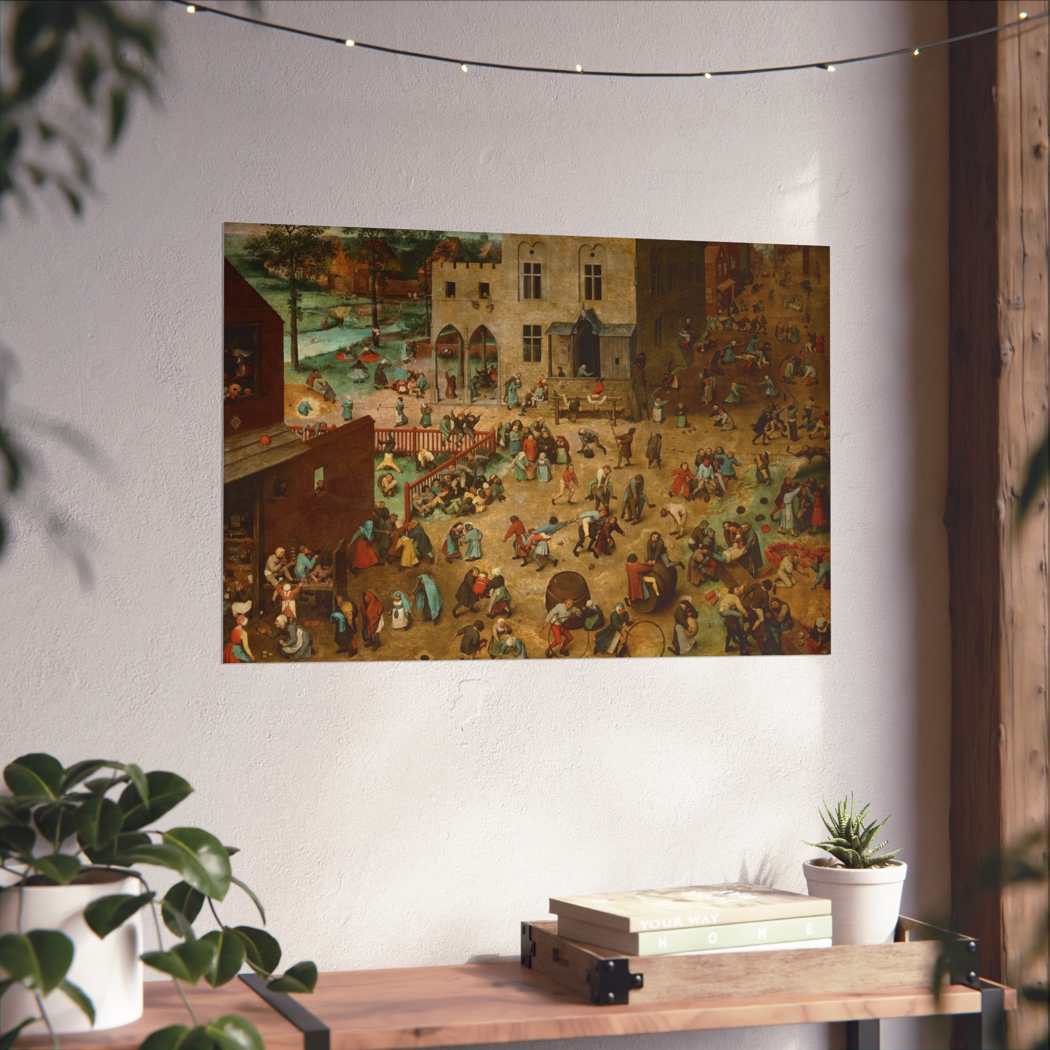 Pieter Bruegel the Elder - Children’s Games - Google Art Project | Fine Art Poster