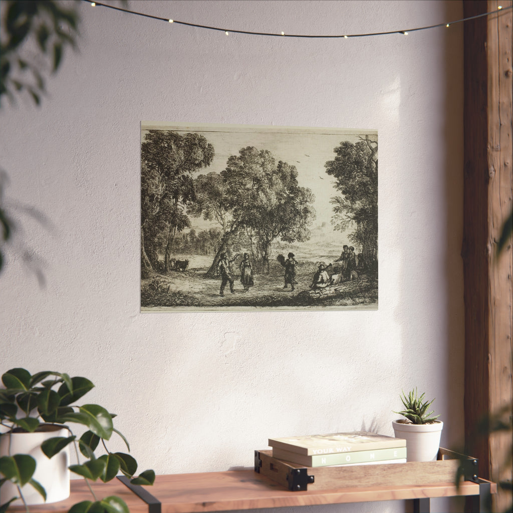 Claude Lorrain - The Country Dance | Fine Art Poster