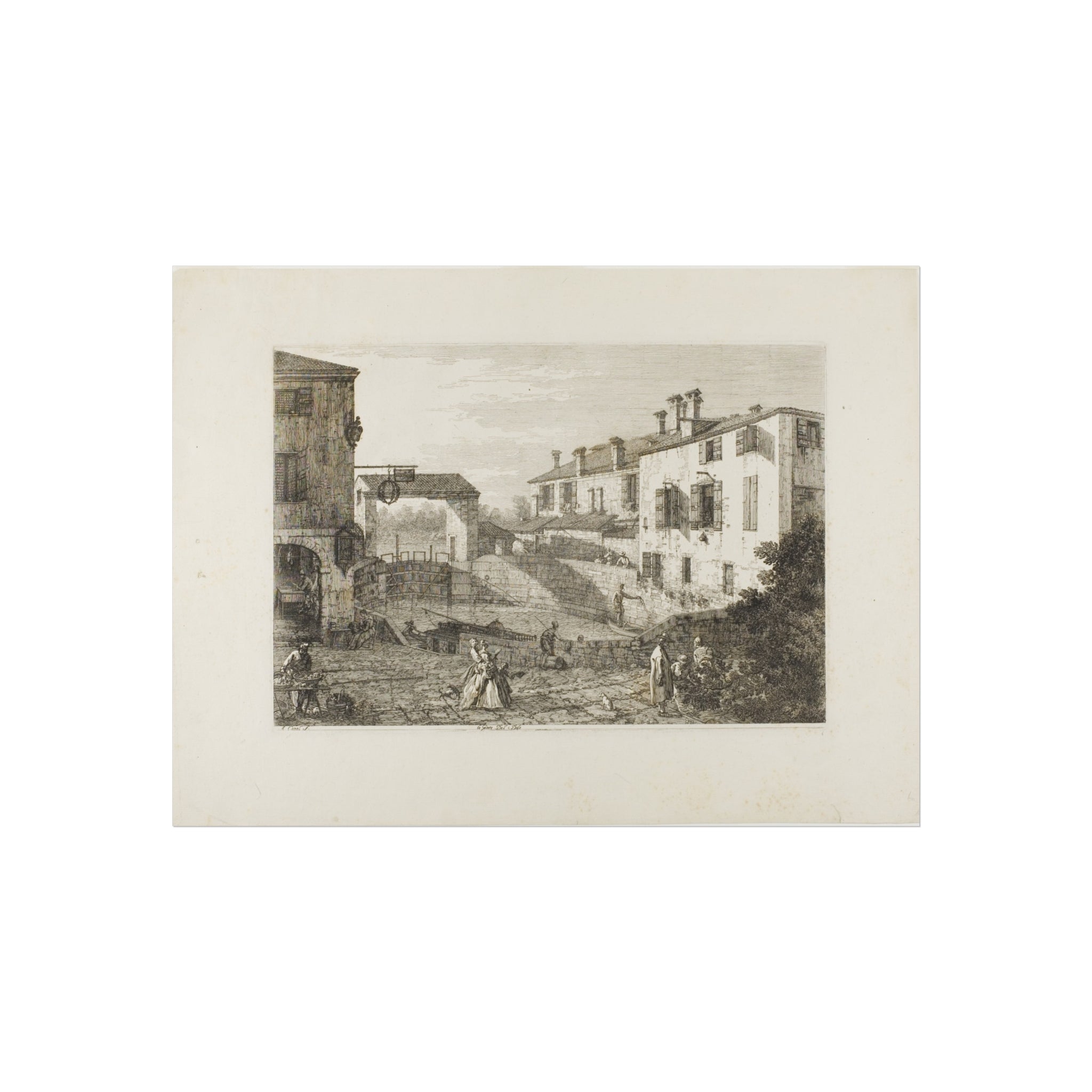 Canaletto - Le Porte Del Dolo, from Vedute | Fine Art Poster