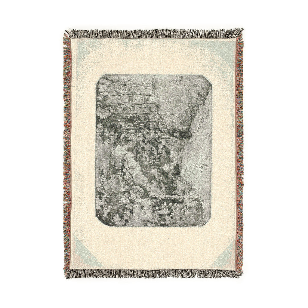 Camille Pissarro - Wooded Lane at Pontoise | Woven Tapestry Blanket