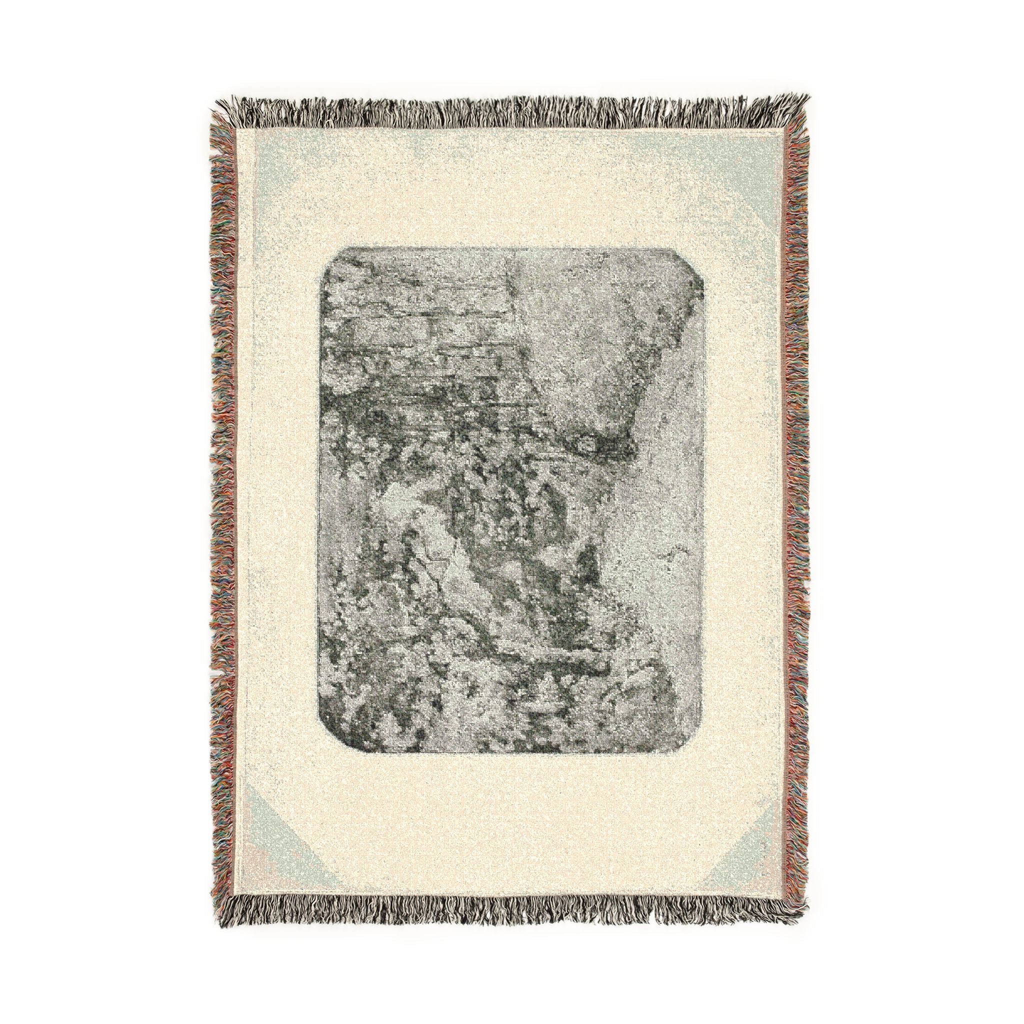 Camille Pissarro - Wooded Lane at Pontoise | Woven Tapestry Blanket