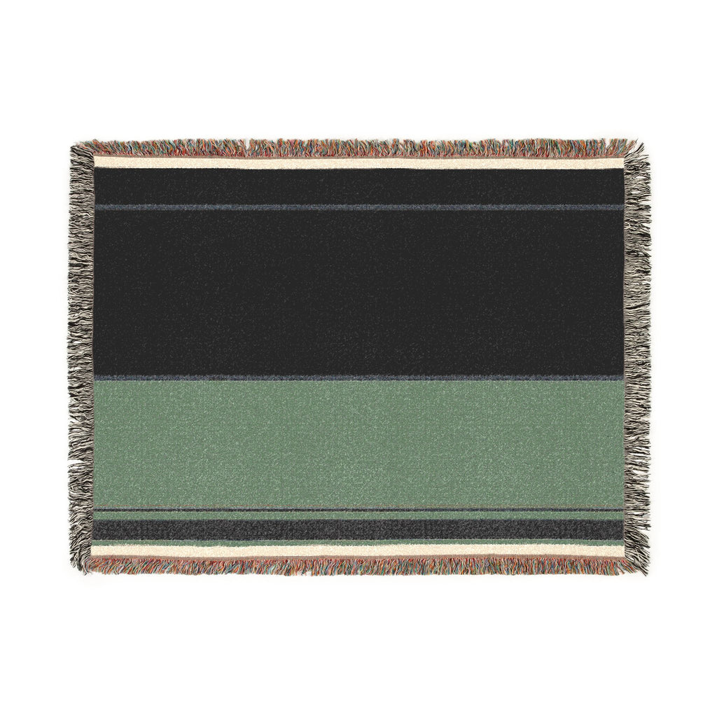 Grove Throw — Ink · Olive · Slate