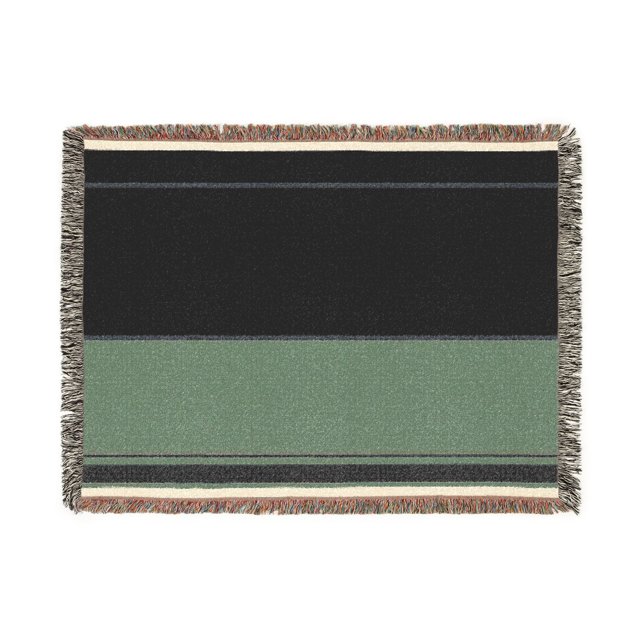Grove Throw — Ink · Olive · Slate